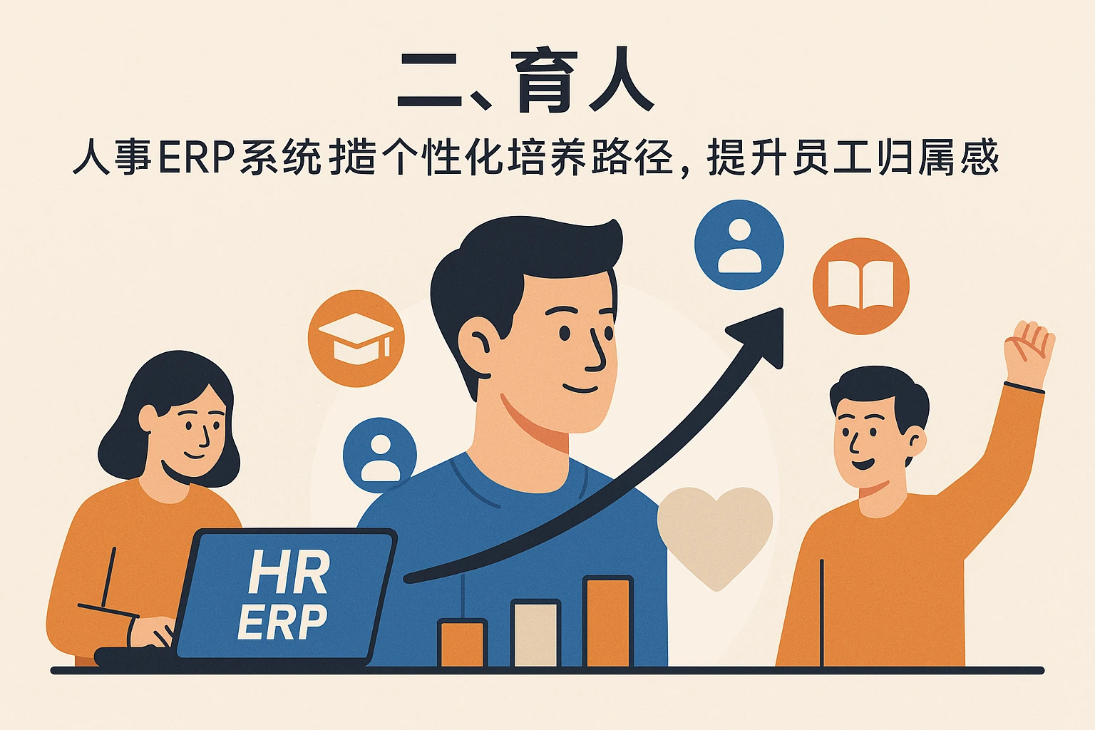 二、育人：人事ERP系统打造个性化培养路径，提升员工归属感