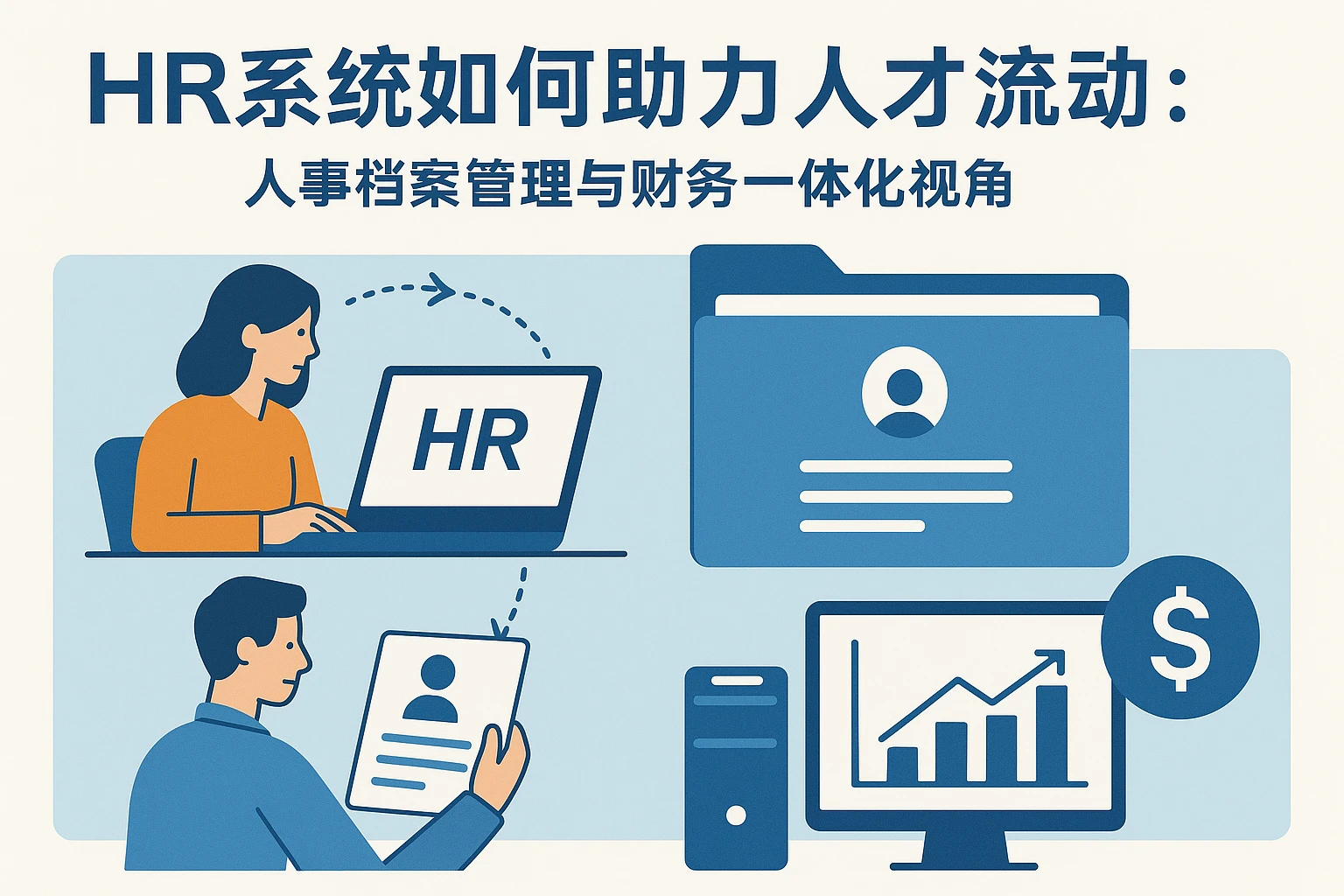 HR系统如何助力人才流动:人事档案管理与财务一体化视角