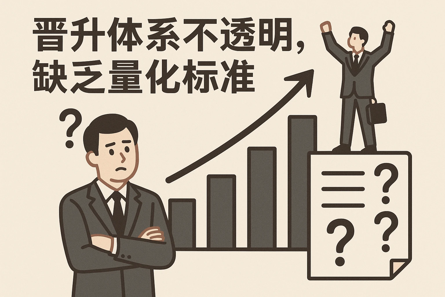 2. 晋升体系不透明,缺乏量化标准