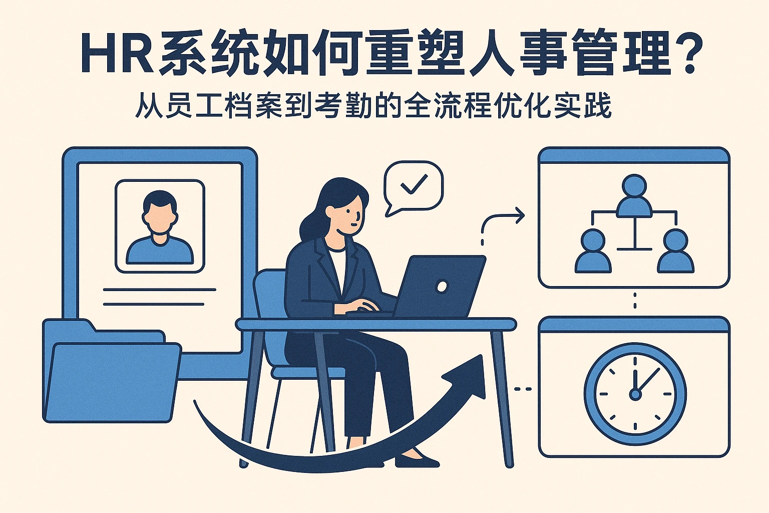 HR系统如何重塑人事管理？从员工档案到考勤的全流程优化实践