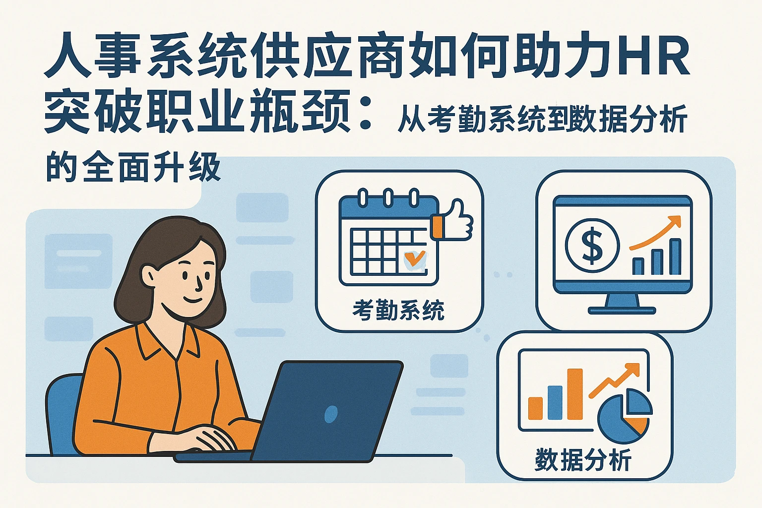 人事系统供应商如何助力HR突破职业瓶颈:从考勤系统到数据分析的全面升级