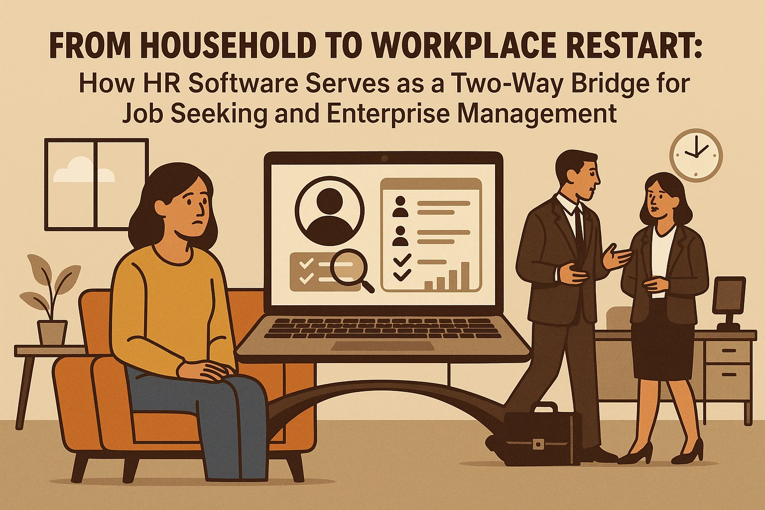 从待业在家到职场重启：人力资源软件如何成为求职与企业管理的双向桥梁