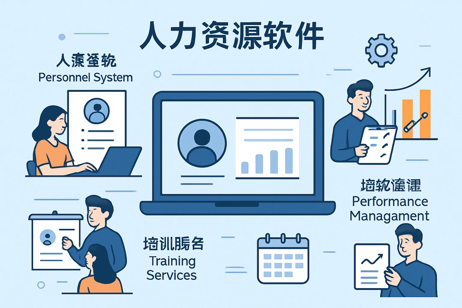 人力资源软件如何优化人事系统培训服务与绩效管理系统