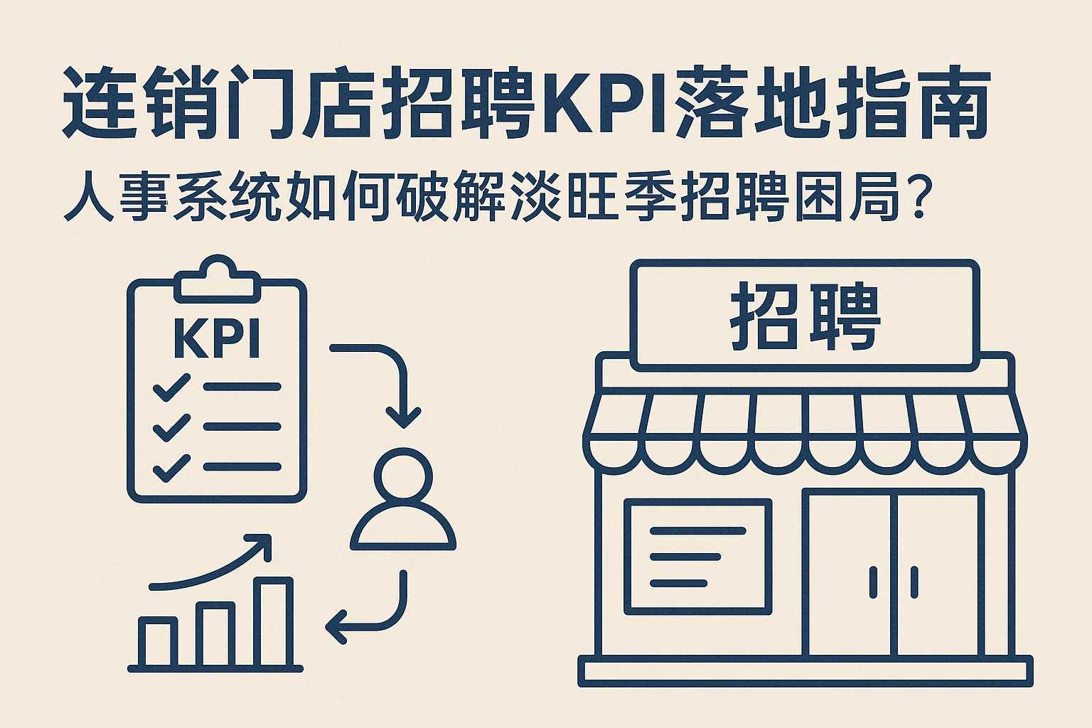 连锁门店招聘KPI落地指南：人事系统如何破解淡旺季招聘困局？