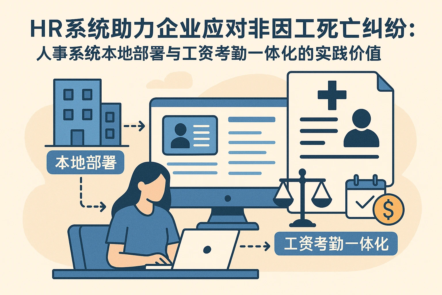 HR系统助力企业应对非因工死亡纠纷：人事系统本地部署与工资考勤一体化的实践价值