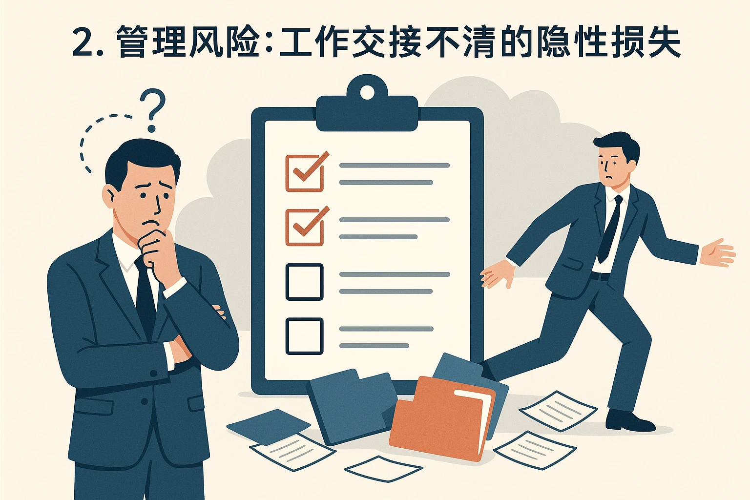 2. 管理风险：工作交接不清的隐性损失