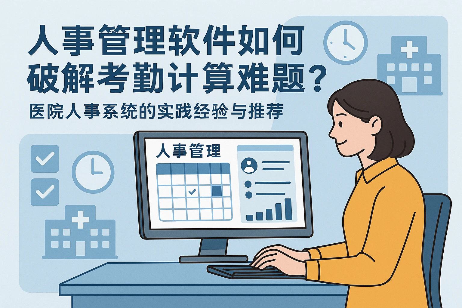 人事管理软件如何破解考勤计算难题?医院人事系统的实践经验与推荐