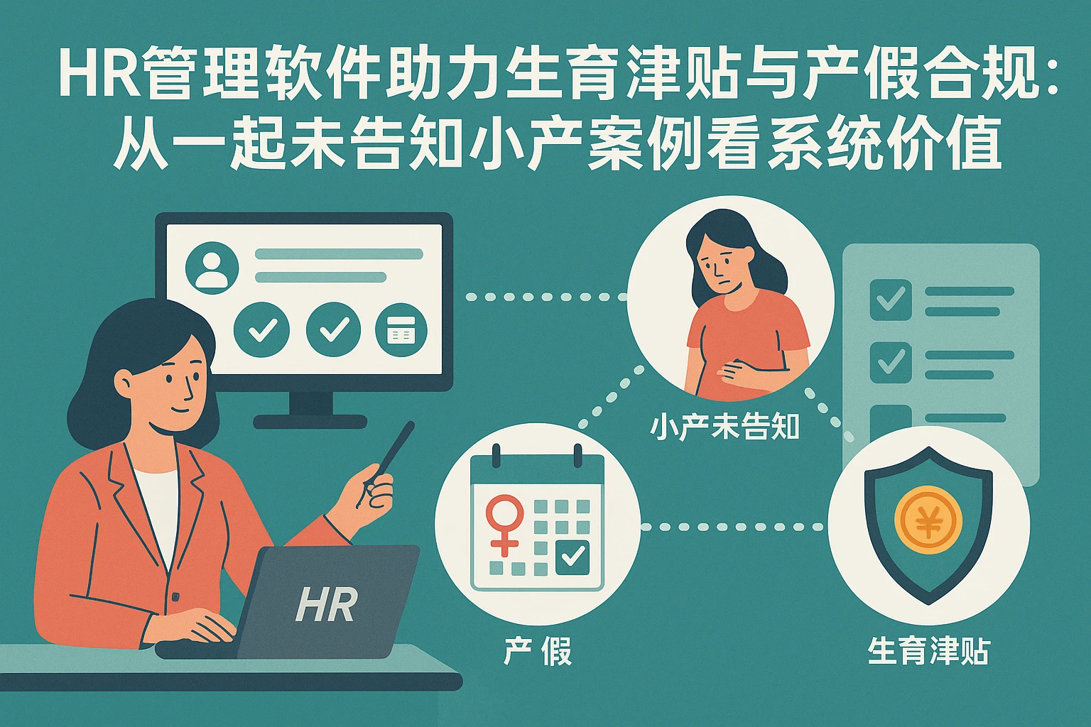 HR管理软件助力生育津贴与产假合规:从一起未告知小产案例看系统价值