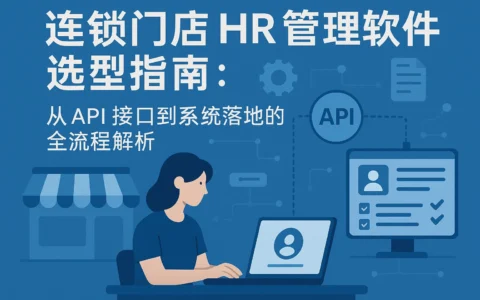 连锁门店HR管理软件选型指南：从API接口到系统落地的全流程解析