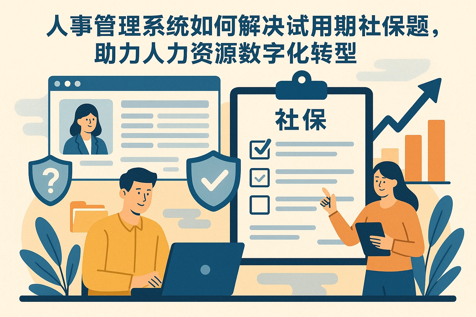 人事管理系统如何解决试用期社保难题，助力人力资源数字化转型