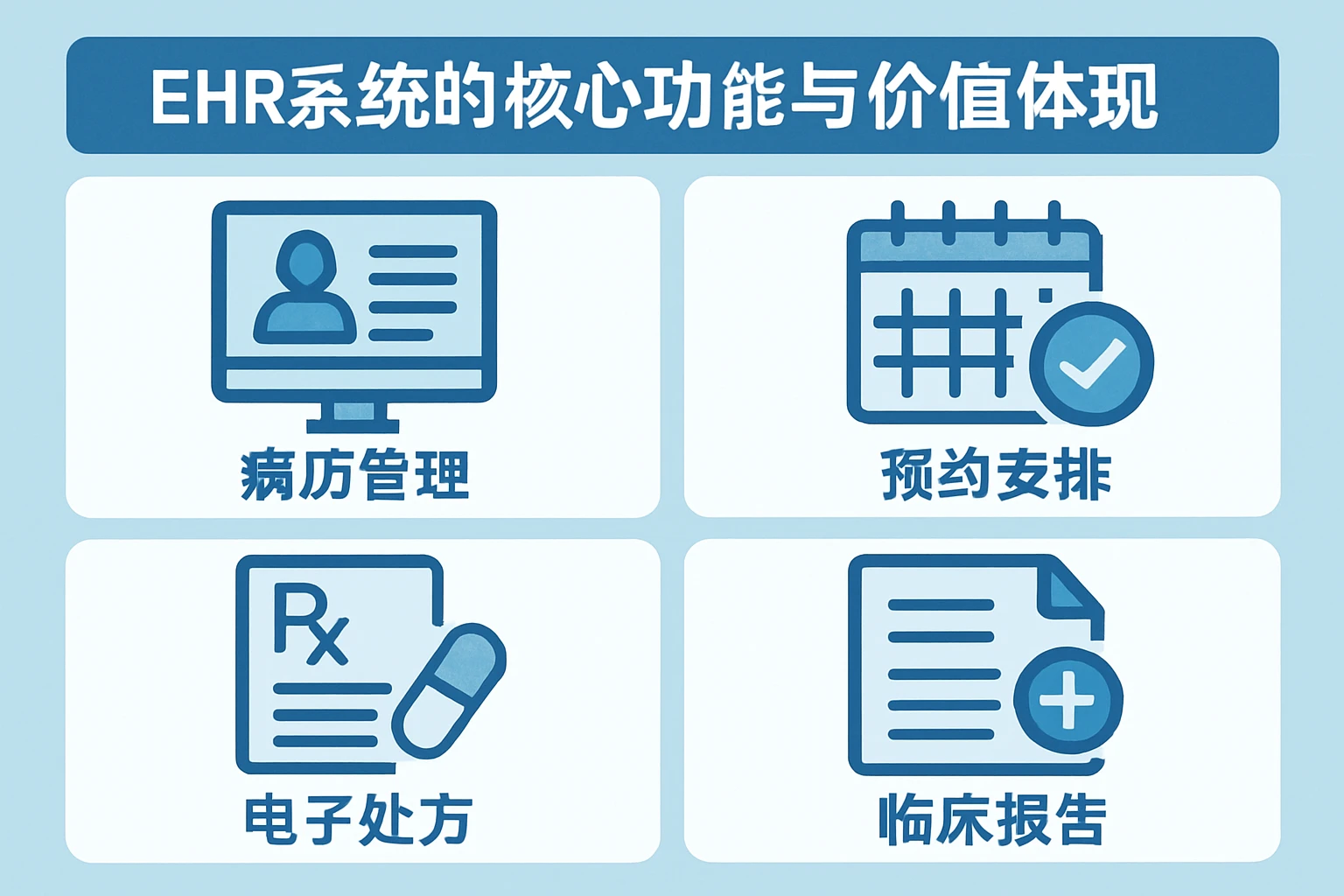 EHR系统的核心功能与价值体现