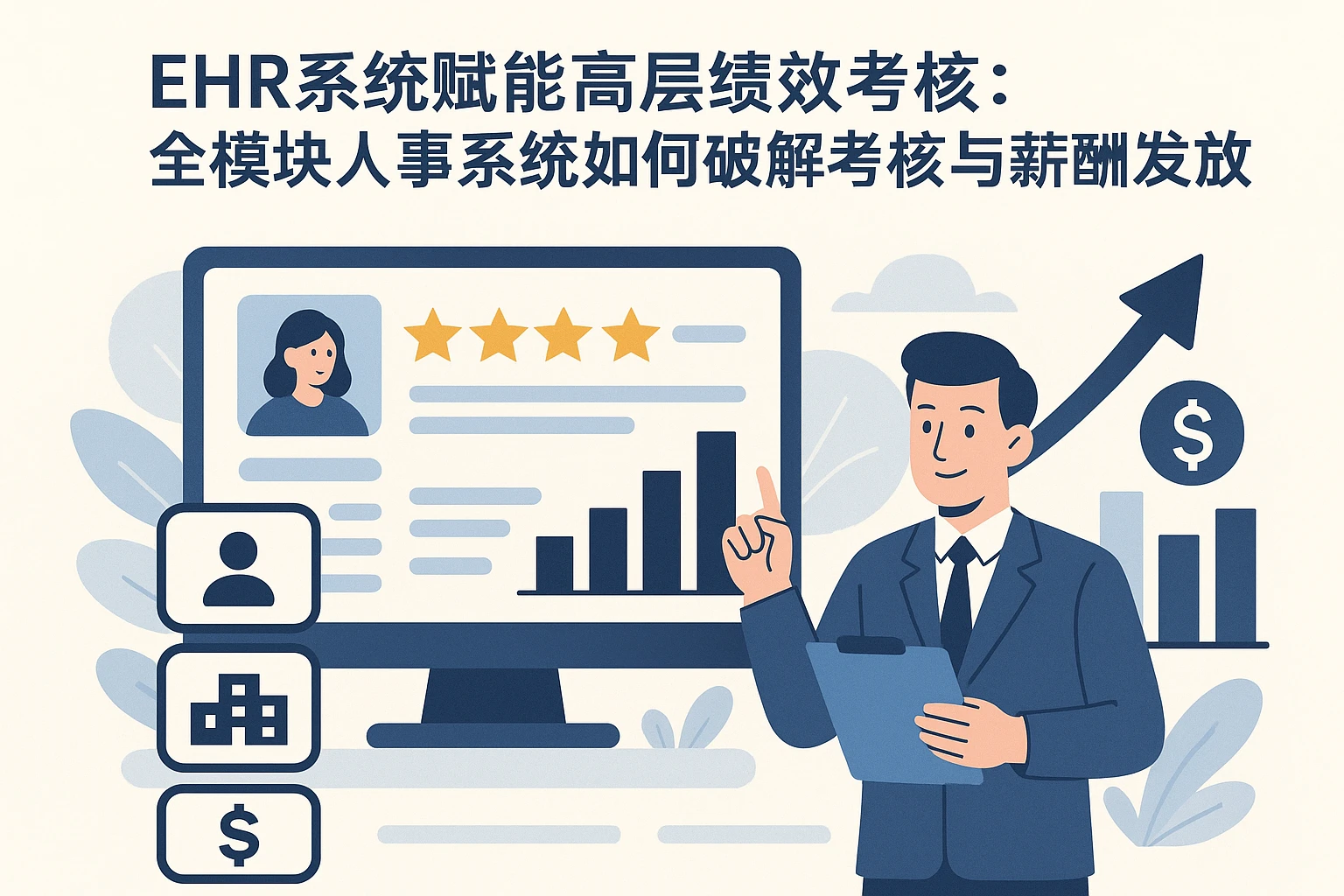 EHR系统赋能高层绩效考核：全模块人事系统如何破解考核与薪酬发放难题