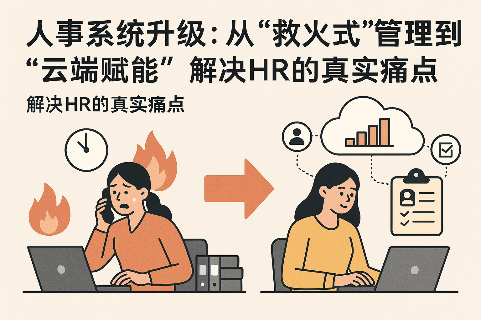 人事系统升级：从“救火式”管理到“云端赋能”，解决HR的真实痛点