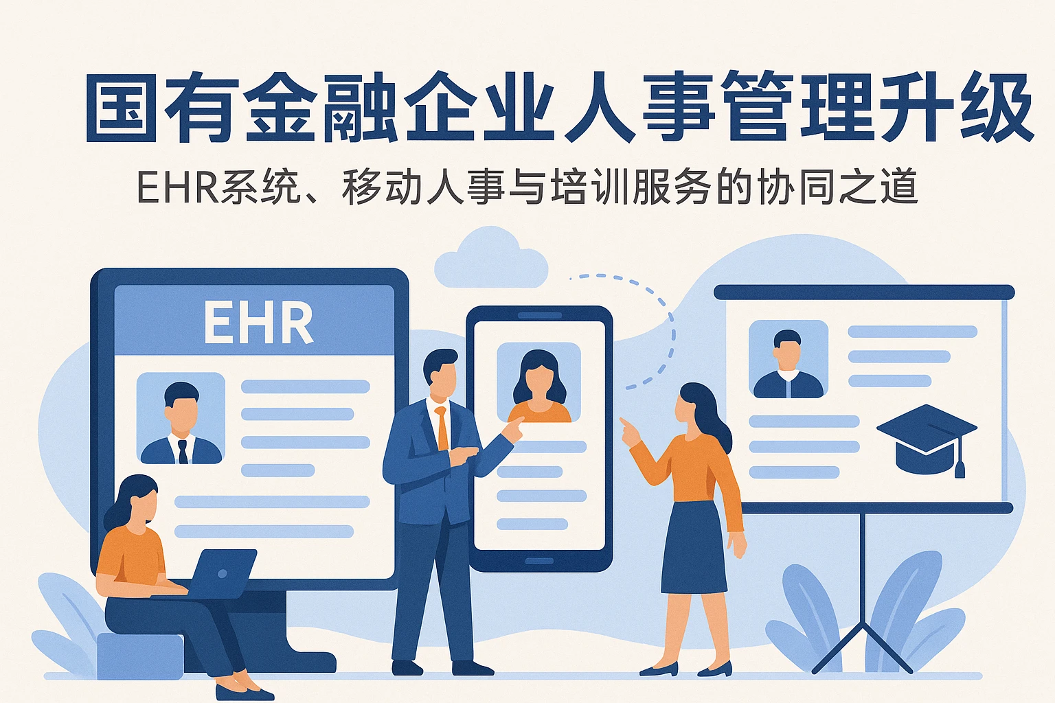 国有金融企业人事管理升级:EHR系统、移动人事与培训服务的协同之道