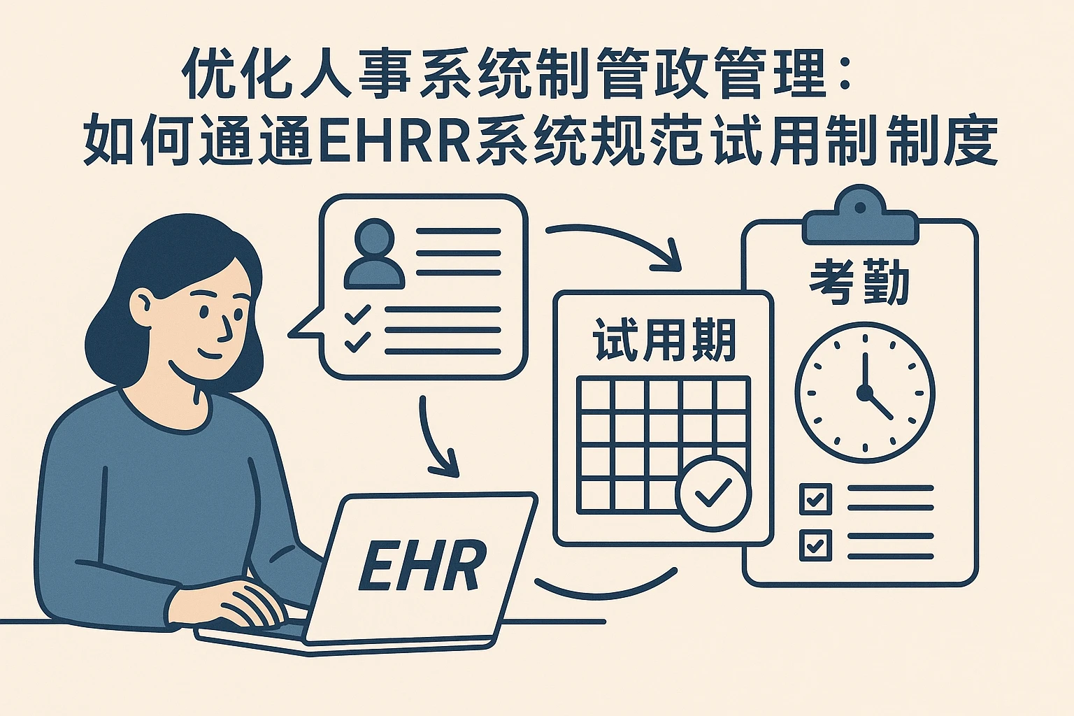 优化人事系统管理:如何通过EHR系统规范试用期与考勤制度