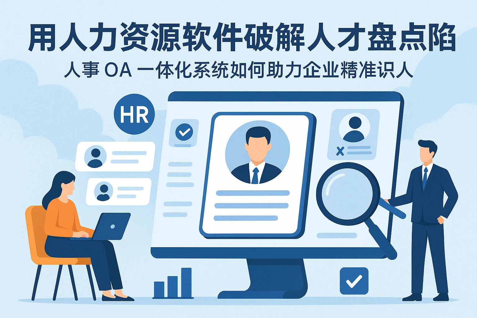 用人力资源软件破解人才盘点陷阱:人事OA一体化系统如何助力企业精准识人