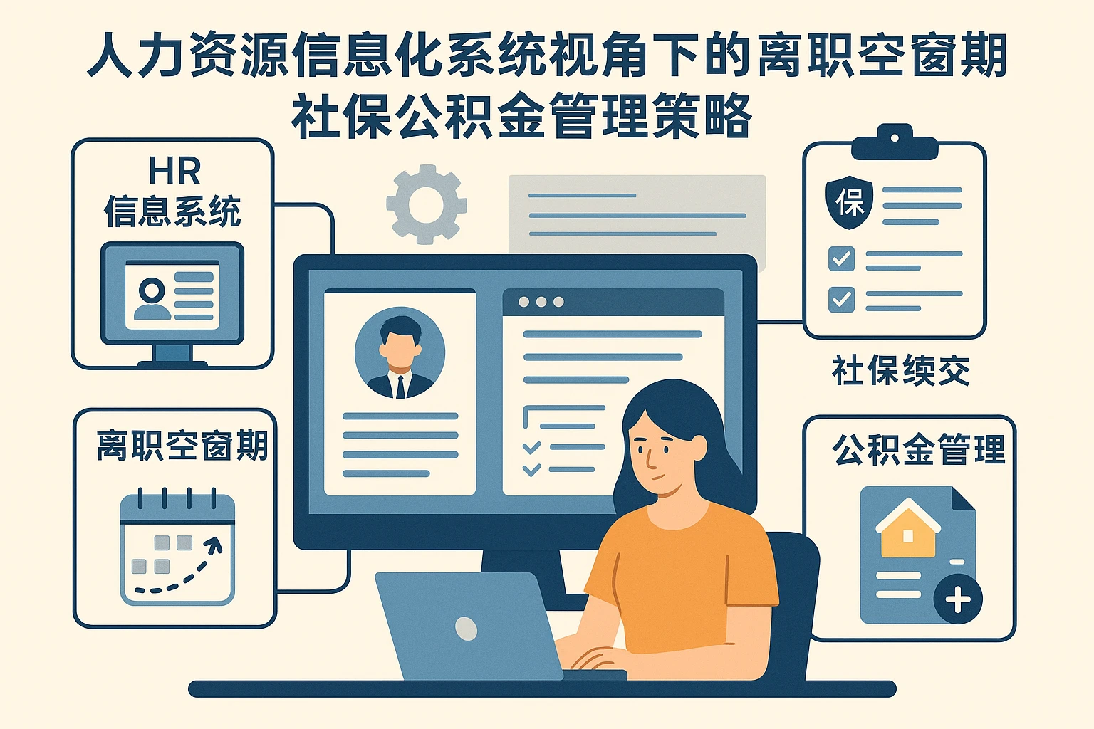 人力资源信息化系统视角下的离职空窗期社保公积金管理策略