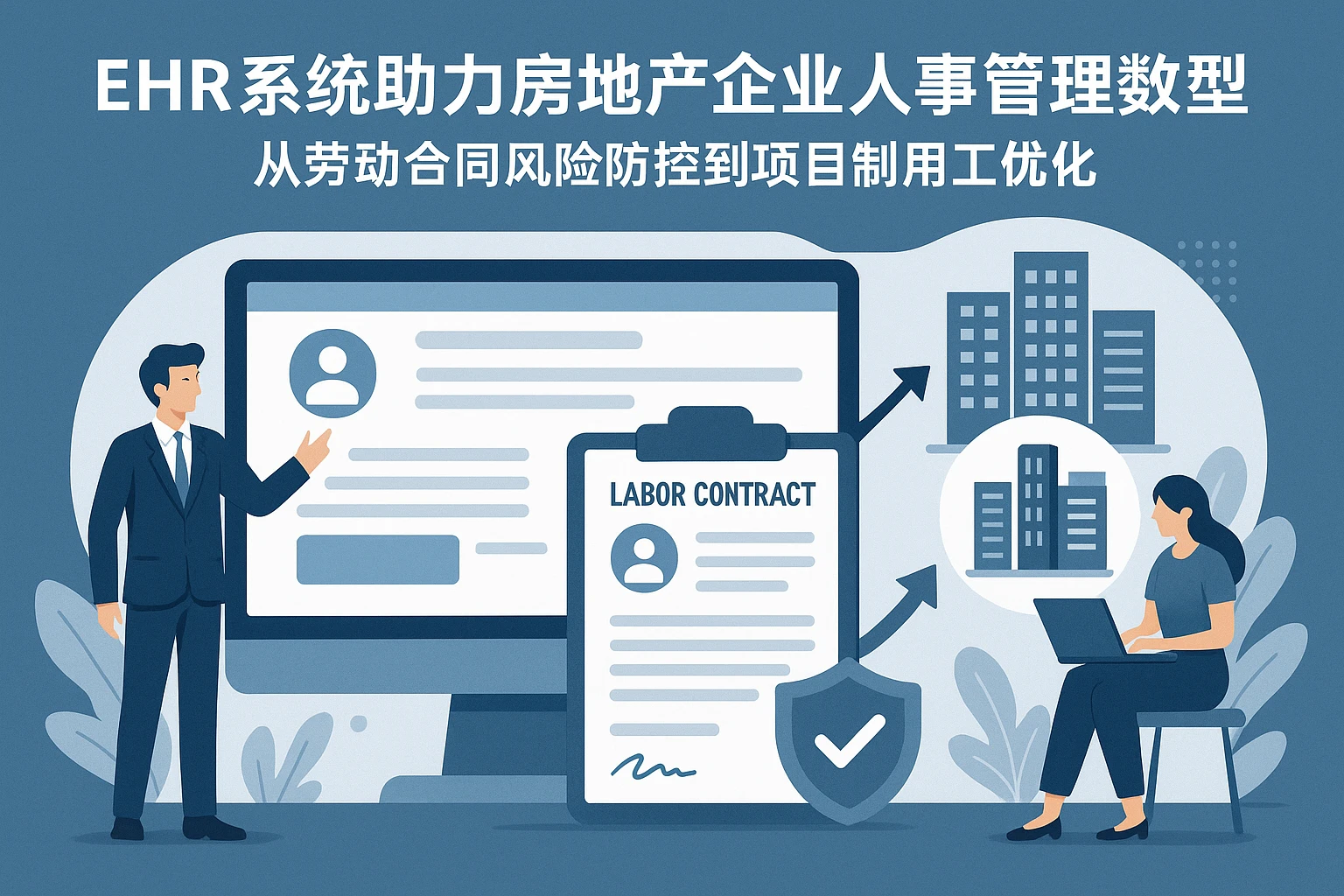 EHR系统助力房地产企业人事管理数字化转型：从劳动合同风险防控到项目制用工优化