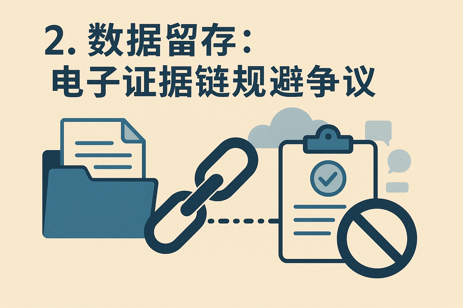 2. 数据留存:电子证据链规避争议