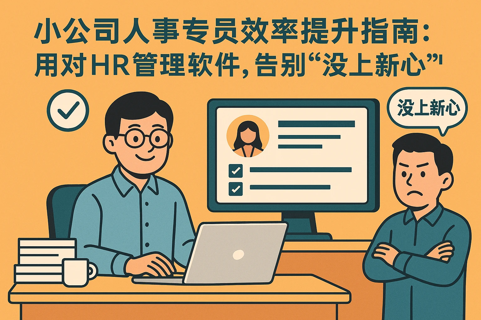 小公司人事专员效率提升指南:用对HR管理软件,告别“没上进心”质疑