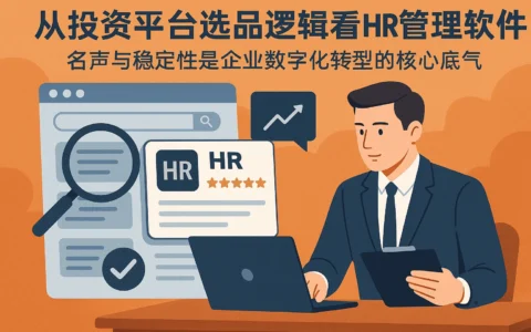 从投资平台选品逻辑看HR管理软件：名声与稳定性是企业数字化转型的核心底气