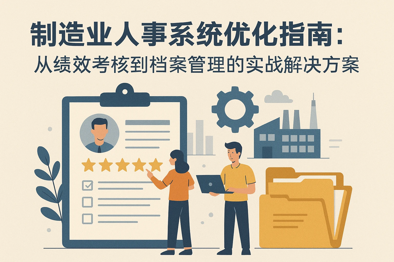 制造业人事系统优化指南：从绩效考核到档案管理的实战解决方案