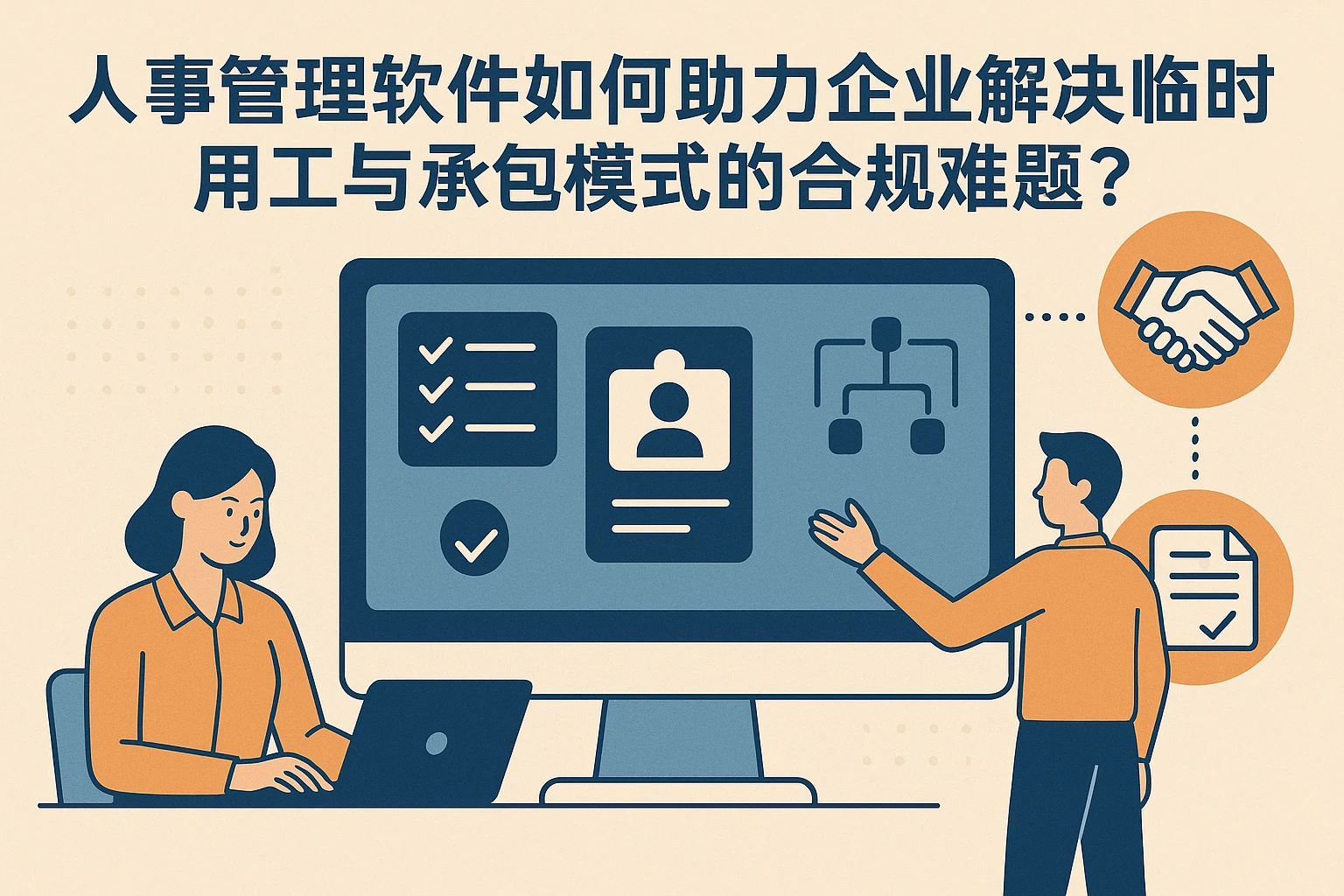 人事管理软件如何助力企业解决临时用工与承包模式的合规难题？