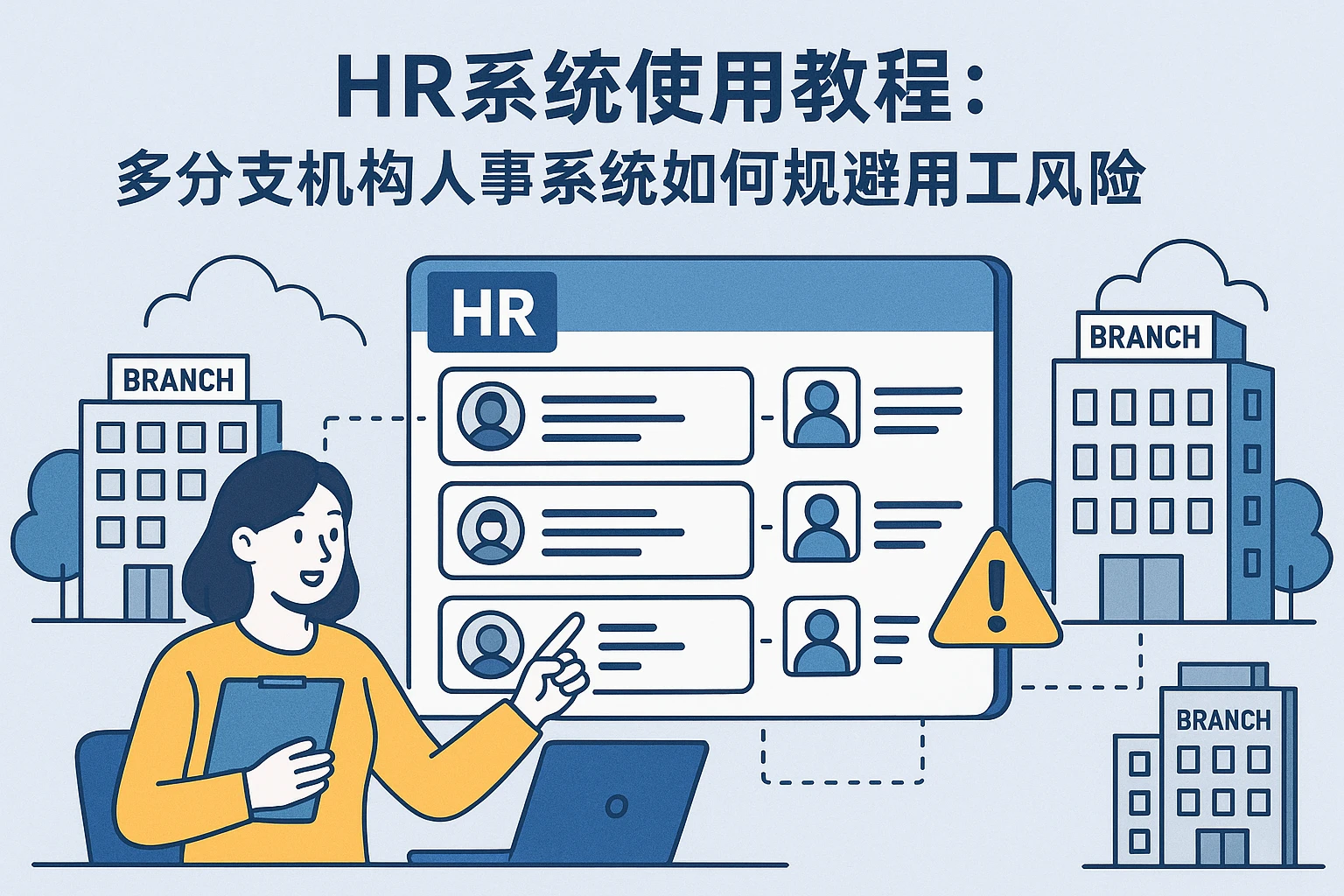 HR系统使用教程：多分支机构人事系统如何规避用工风险