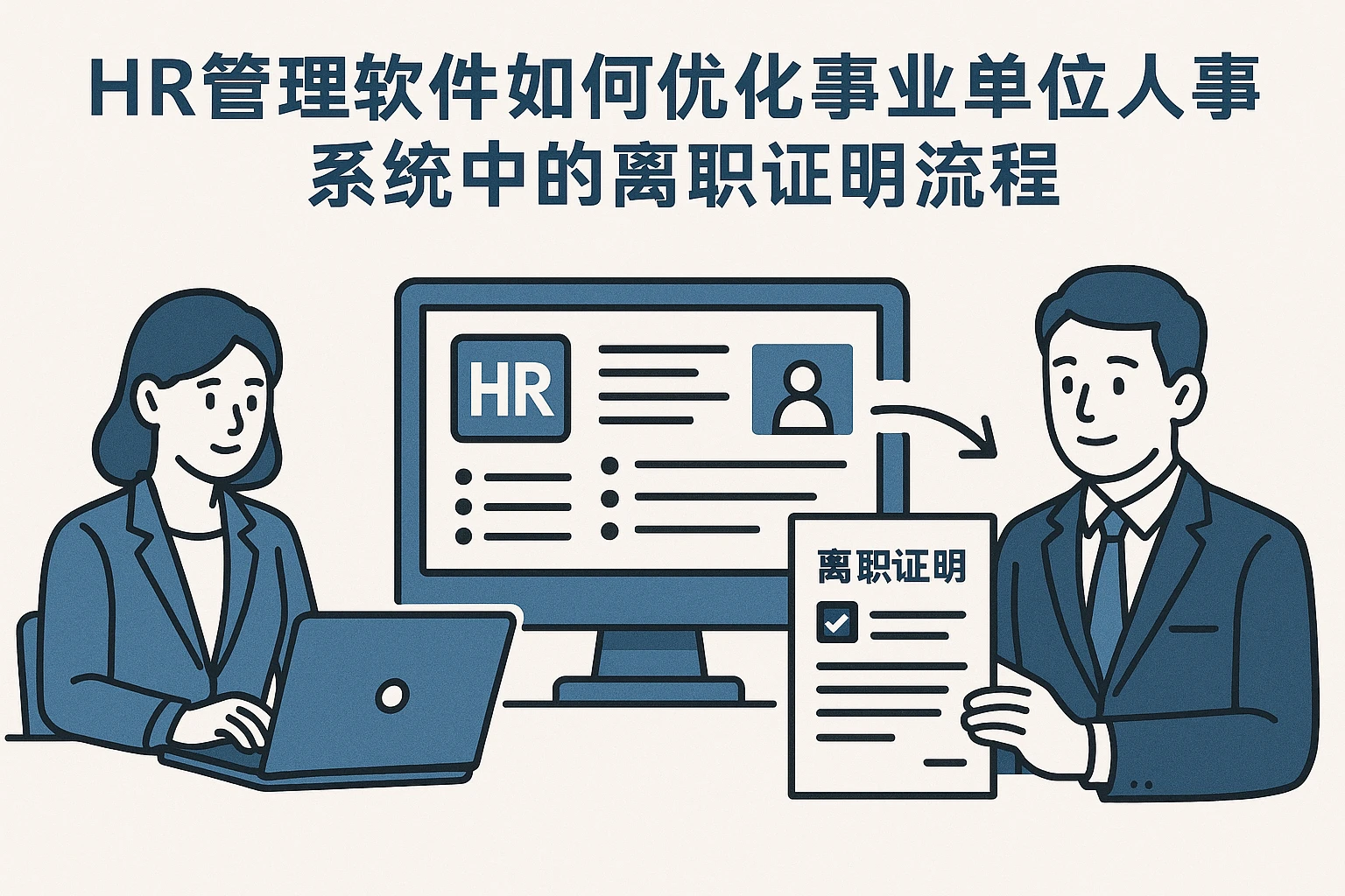 HR管理软件如何优化事业单位人事系统中的离职证明流程