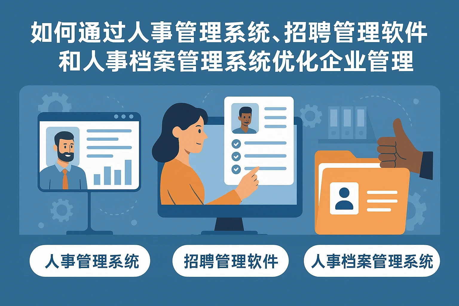 如何通过人事管理系统、招聘管理软件和人事档案管理系统优化企业管理制度