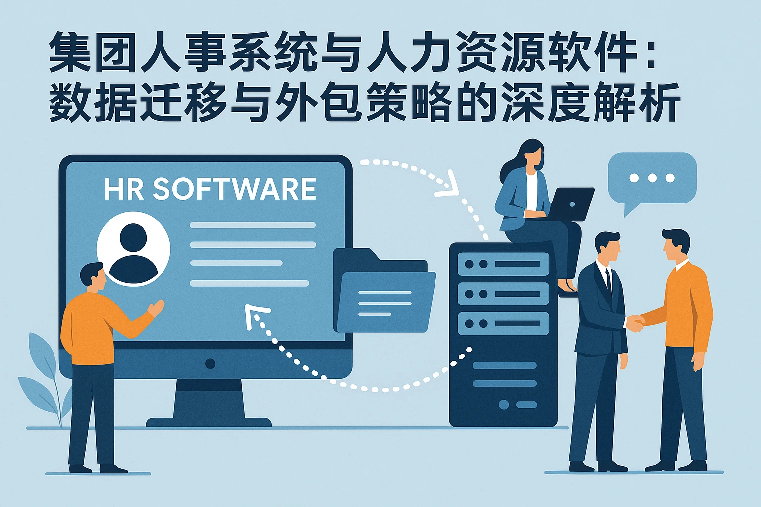 集团人事系统与人力资源软件：数据迁移与外包策略的深度解析
