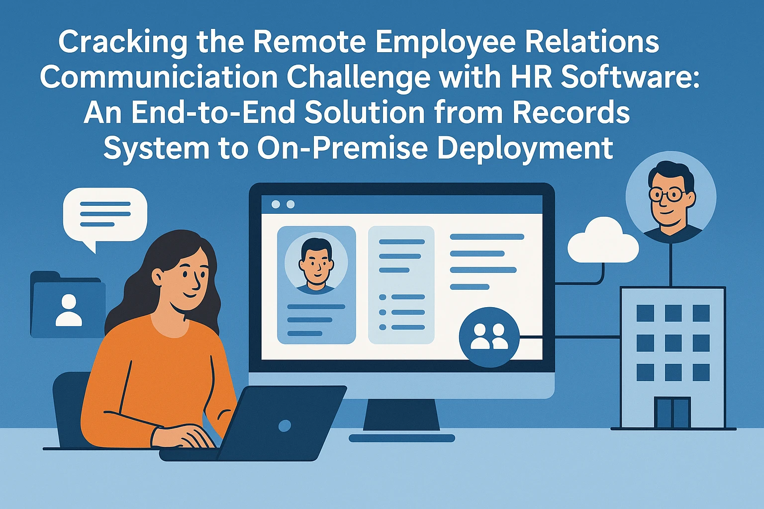 用人事管理软件破解远程员工关系沟通难题:从档案系统到本地部署的全流程解决方案