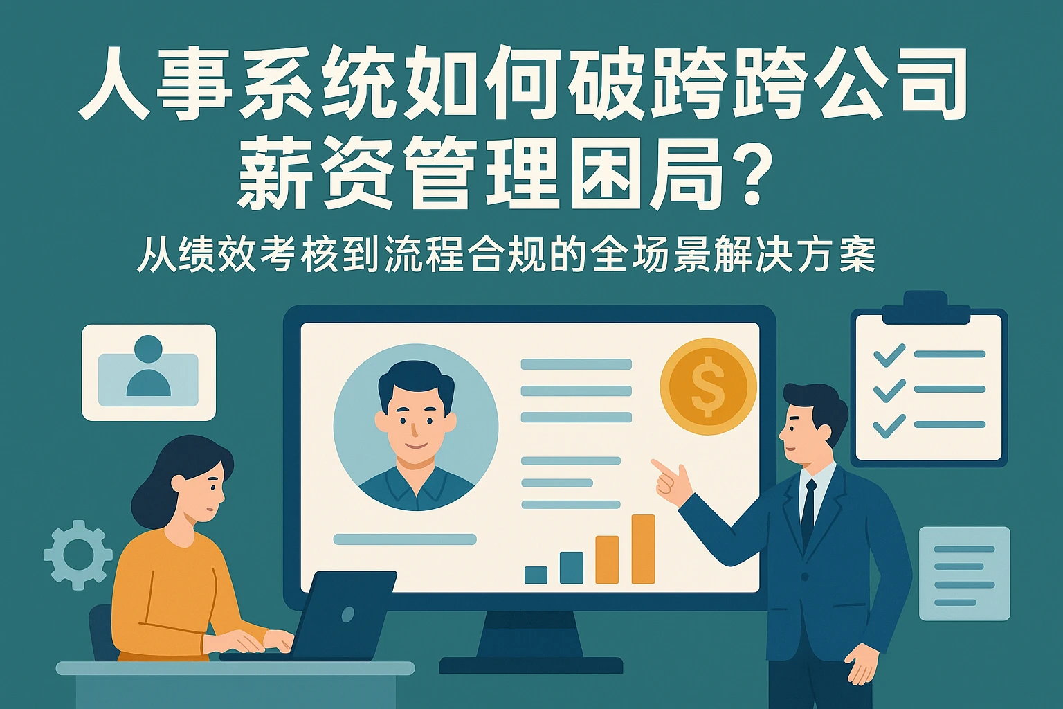 人事系统如何破解跨公司薪资管理困局？从绩效考核到流程合规的全场景解决方案