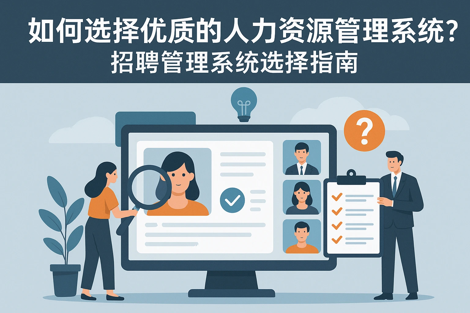 如何选择优质的人力资源管理系统？招聘管理系统选择指南