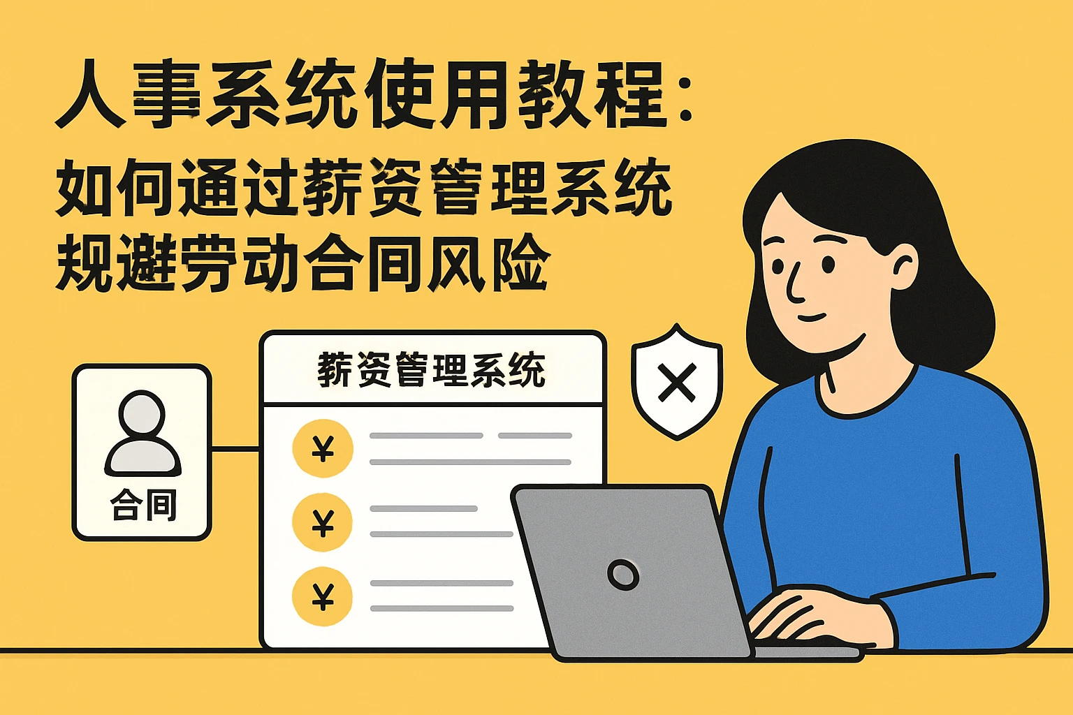 人事系统使用教程:如何通过薪资管理系统规避劳动合同风险