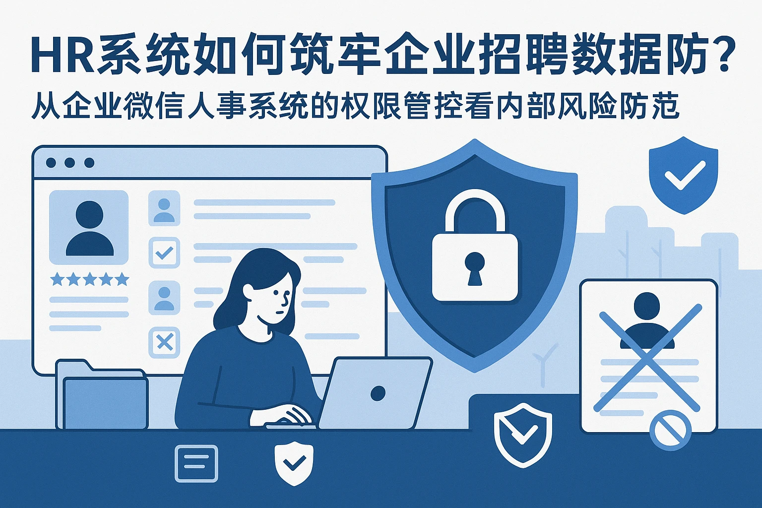 HR系统如何筑牢企业招聘数据防线？从企业微信人事系统的权限管控看内部风险防范