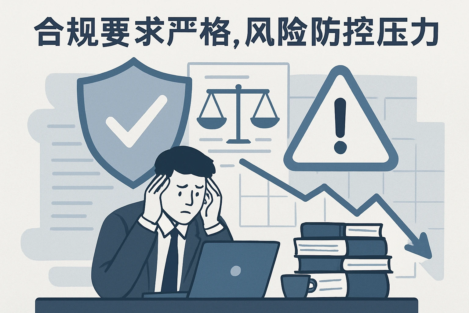 2. 合规要求严格，风险防控压力大