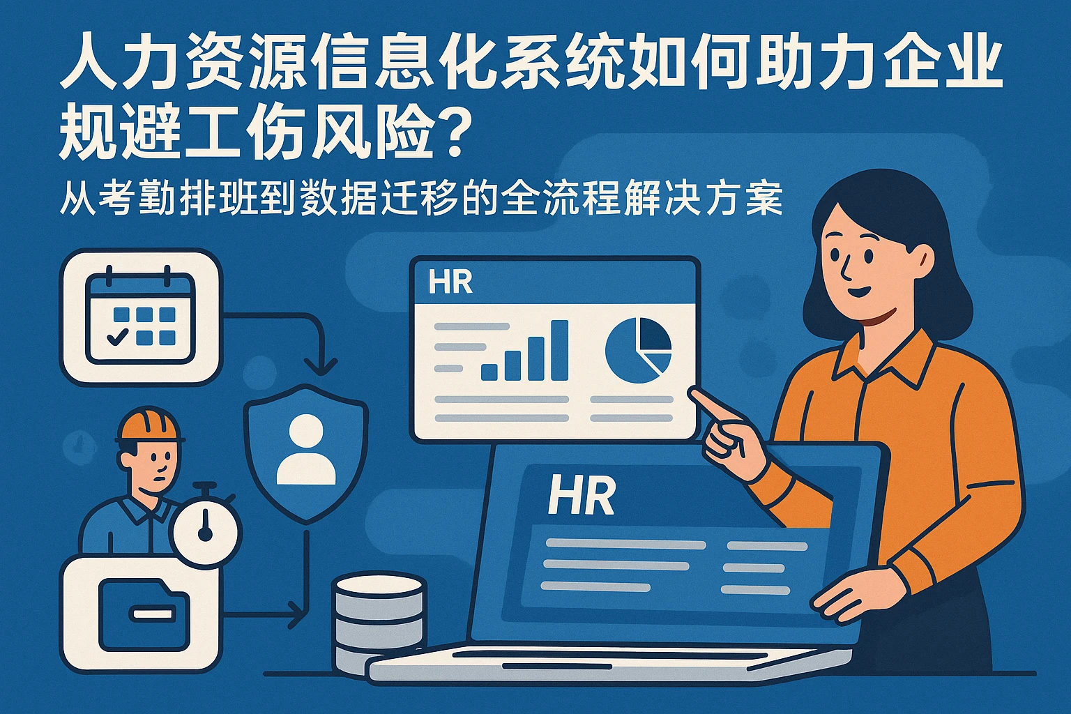 人力资源信息化系统如何助力企业规避工伤风险？从考勤排班到数据迁移的全流程解决方案