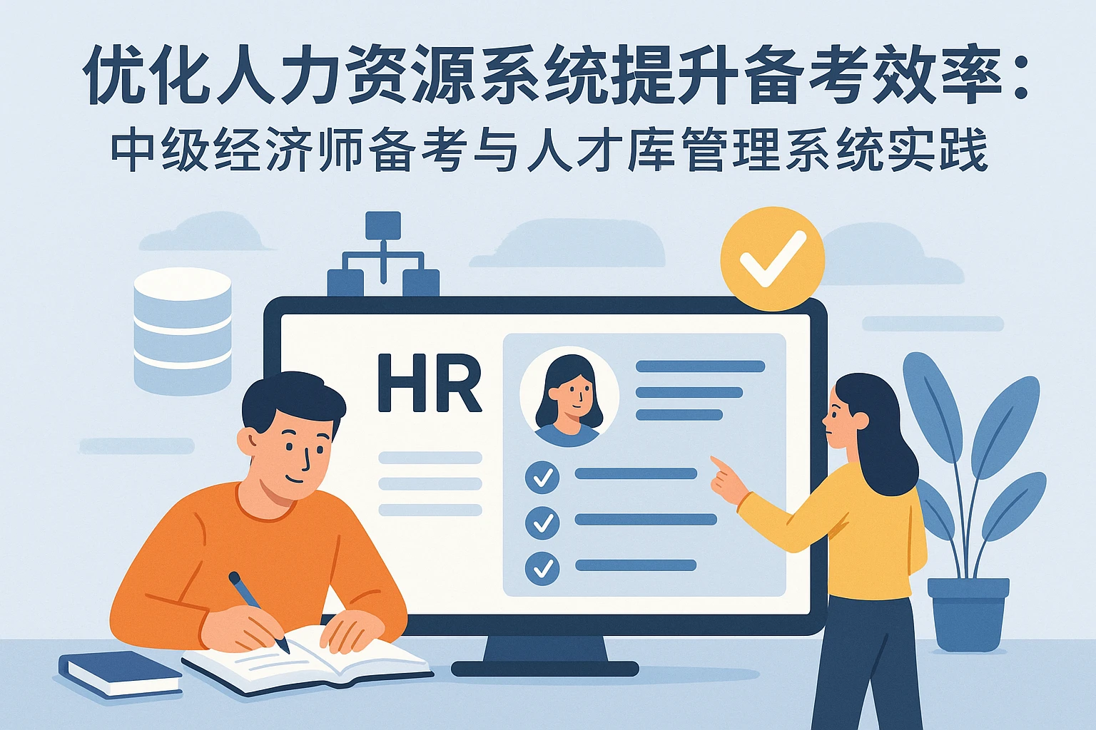 优化人力资源系统提升备考效率：中级经济师备考与人才库管理系统实践