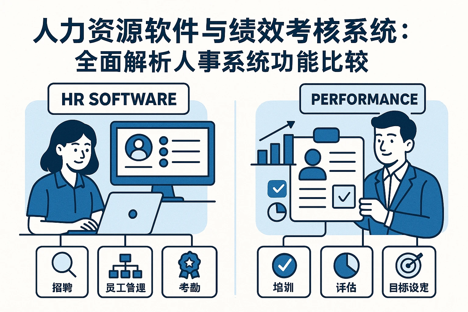 人力资源软件与绩效考核系统：全面解析人事系统功能比较