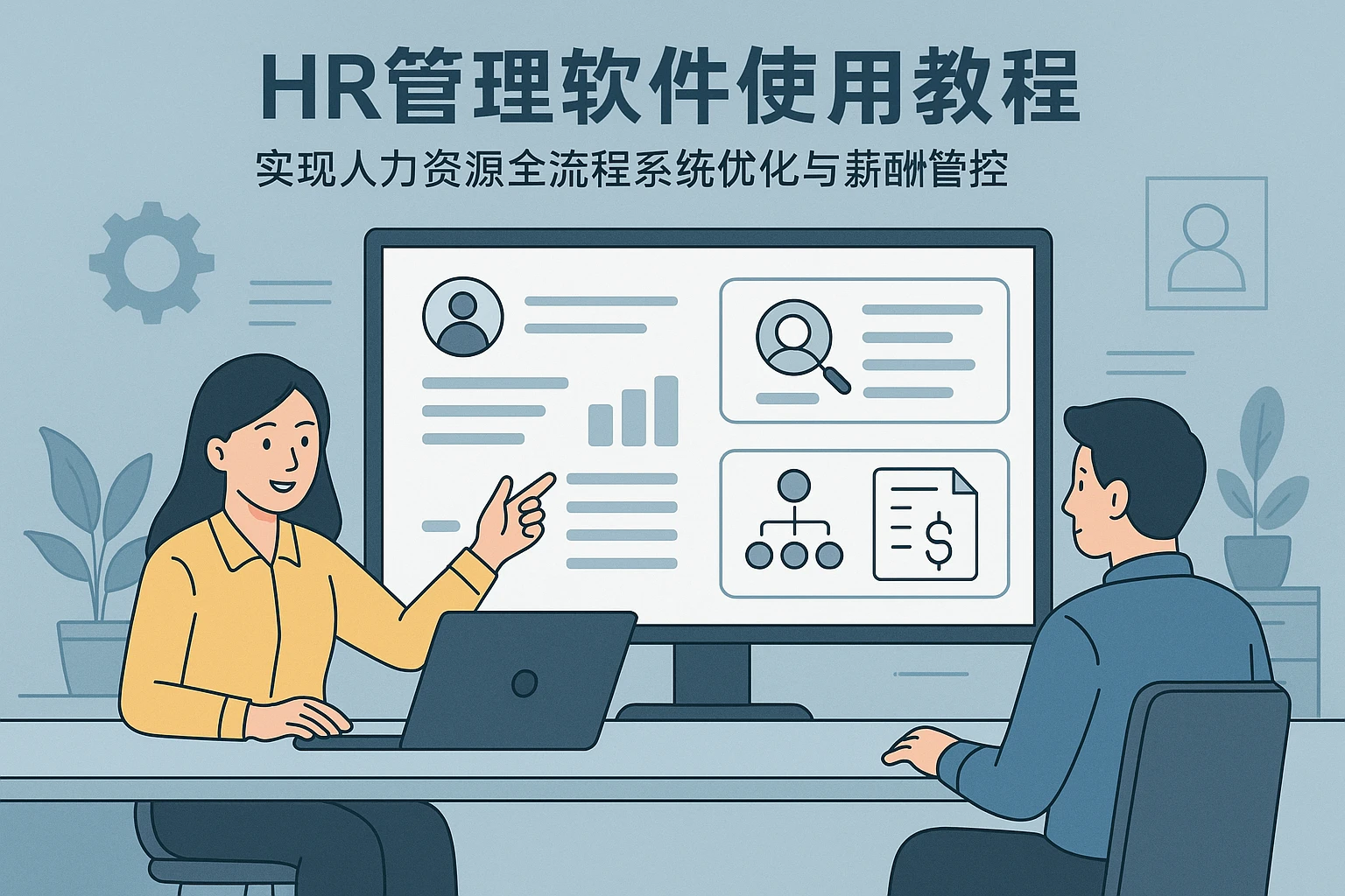 HR管理软件使用教程：实现人力资源全流程系统优化与薪酬管控