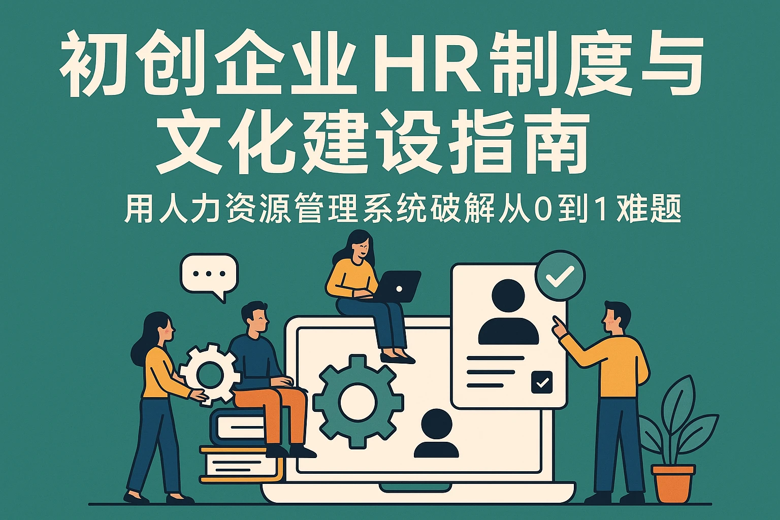 初创企业HR制度与文化建设指南：用人力资源管理系统破解从0到1难题