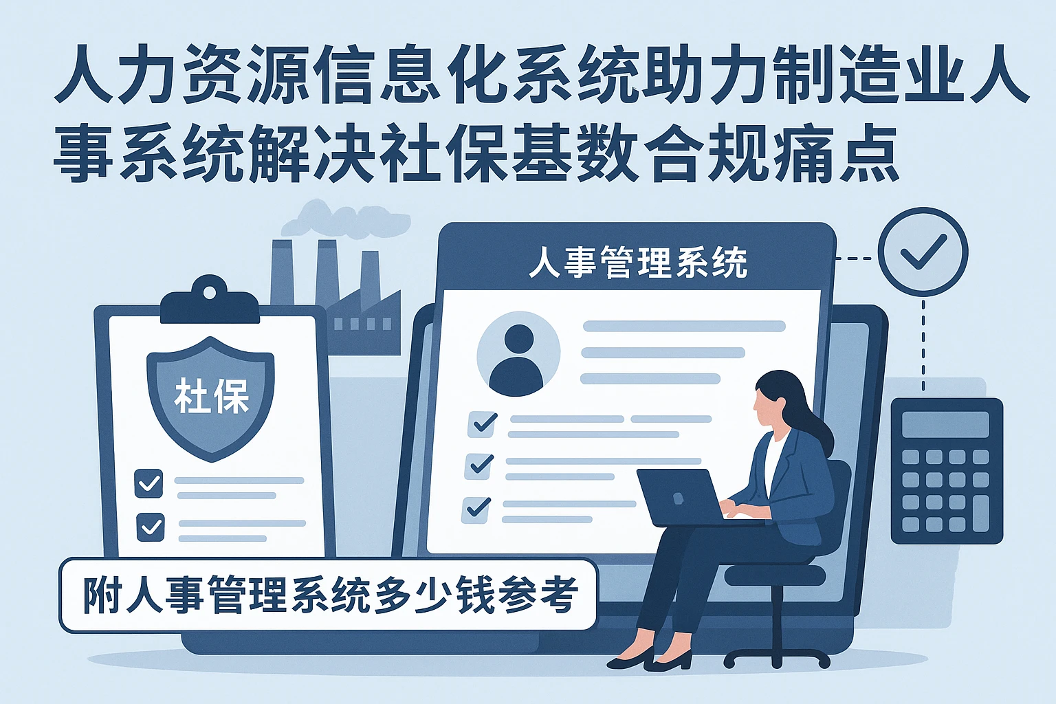人力资源信息化系统助力制造业人事系统解决社保基数合规痛点——附人事管理系统多少钱参考
