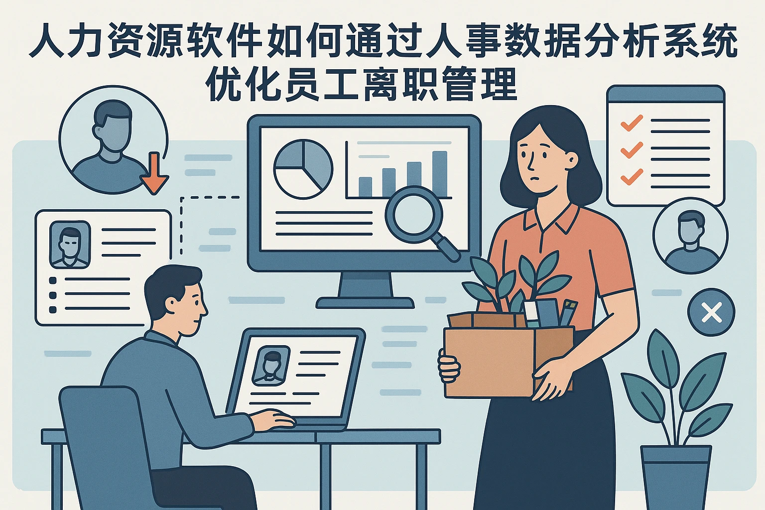 人力资源软件如何通过人事数据分析系统优化员工离职管理