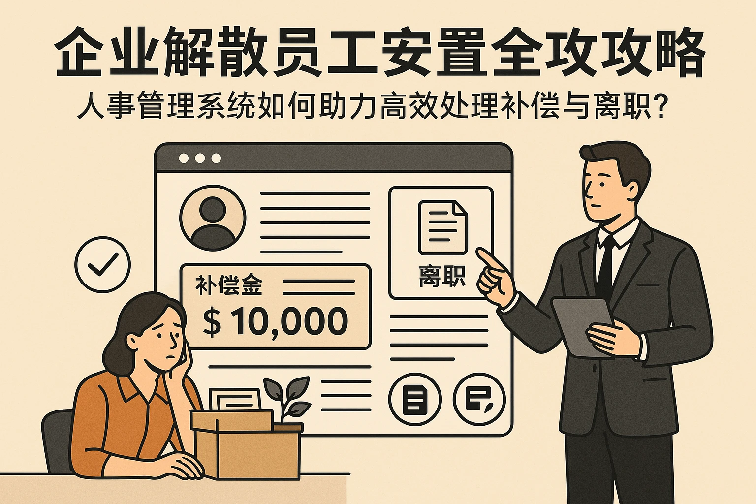 企业解散员工安置全攻略：人事管理系统如何助力高效处理补偿与离职？