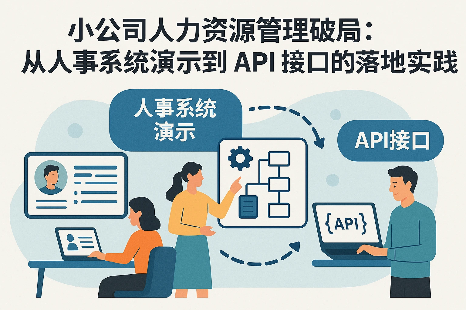 小公司人力资源管理破局：从人事系统演示到API接口的落地实践