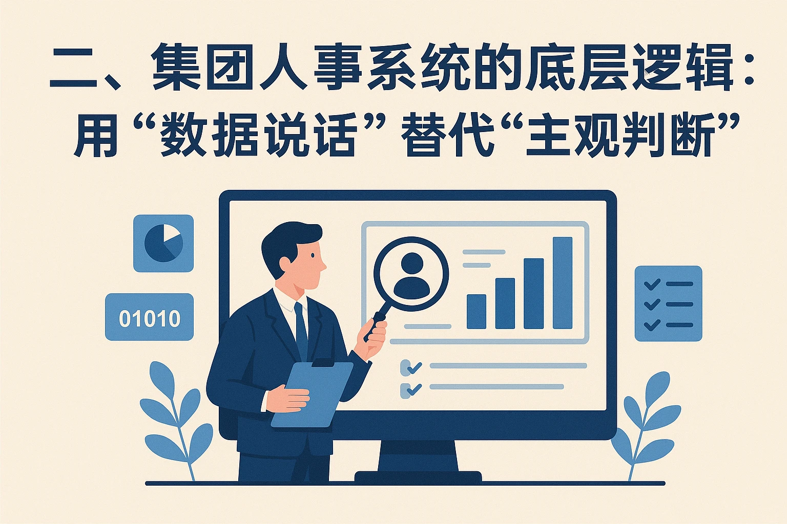 二、集团人事系统的底层逻辑:用“数据说话”替代“主观判断”
