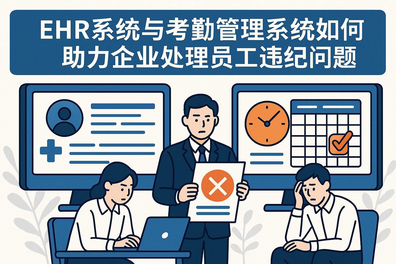 ehr系统与考勤管理系统如何助力企业处理员工违纪问题