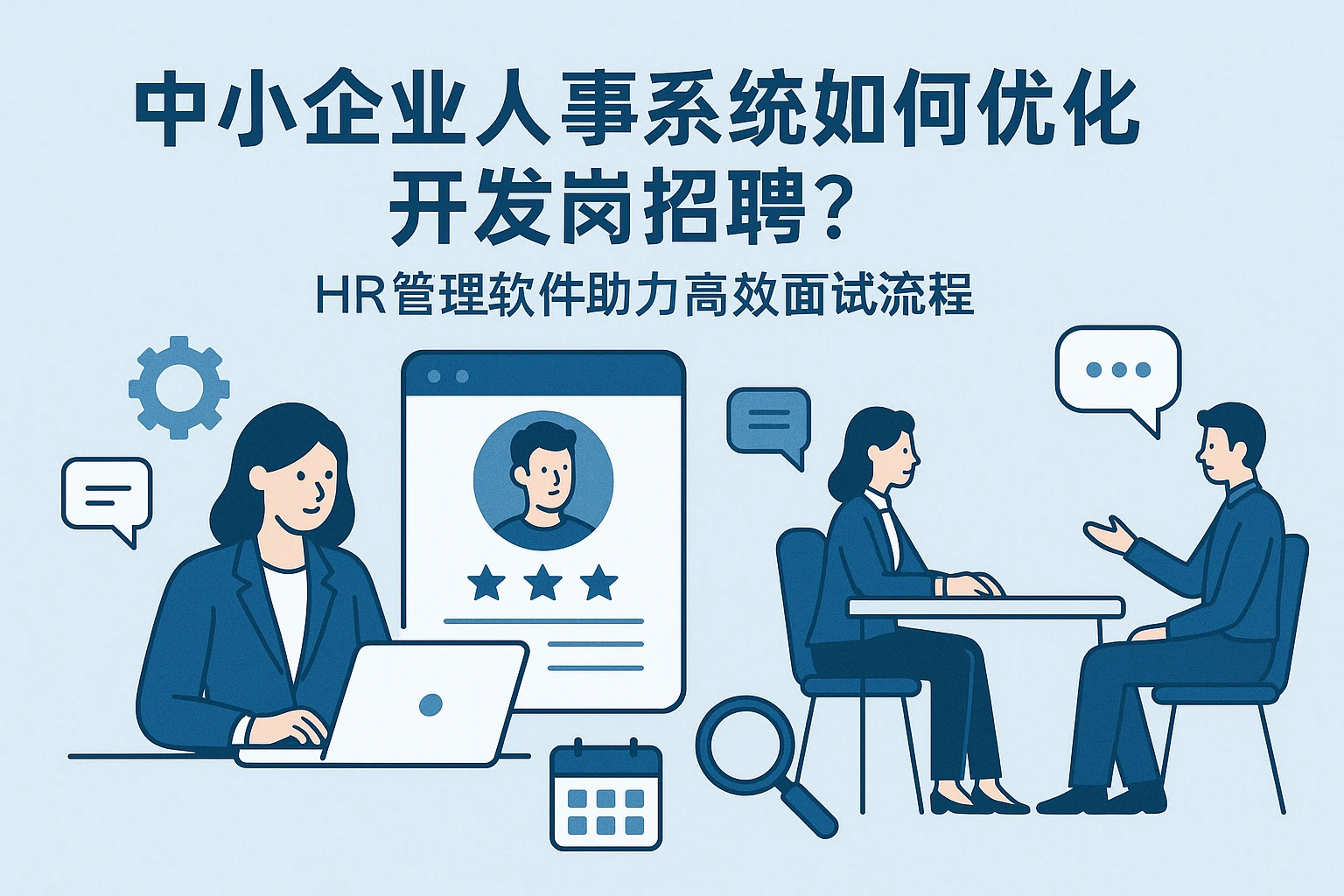 中小企业人事系统如何优化开发岗招聘?HR管理软件助力高效面试流程