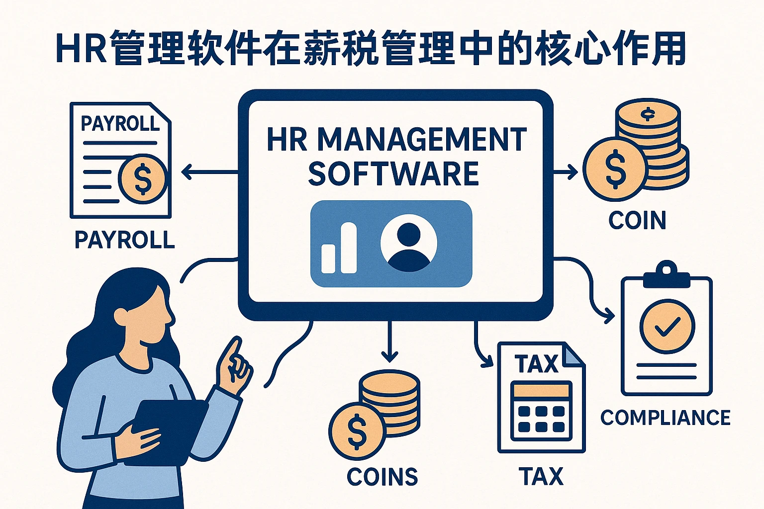 HR管理软件在薪税管理中的核心作用